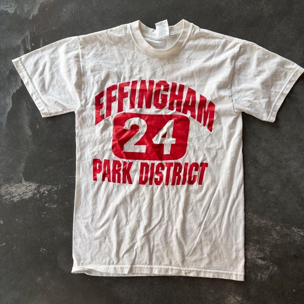 Jerzees Effingham Park District 24 Graphic T-Shirt White Small